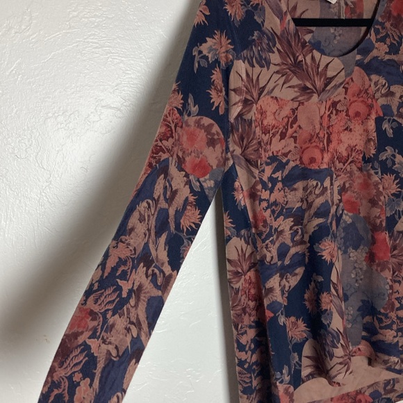 Soft Surroundings Floral Print Long Sleeve Sweater M - Picture 4 of 10